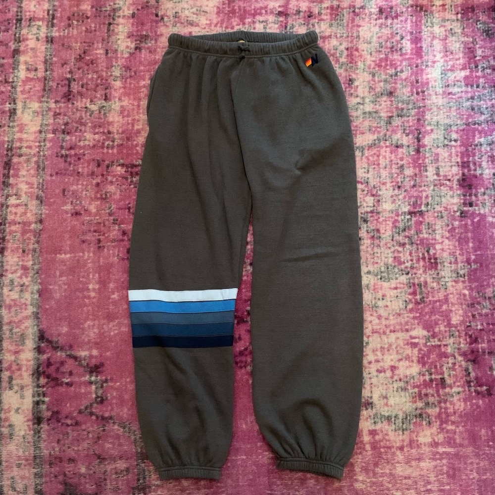 Aviator Nation BLUE TONAL STITCH SWEATPANTS